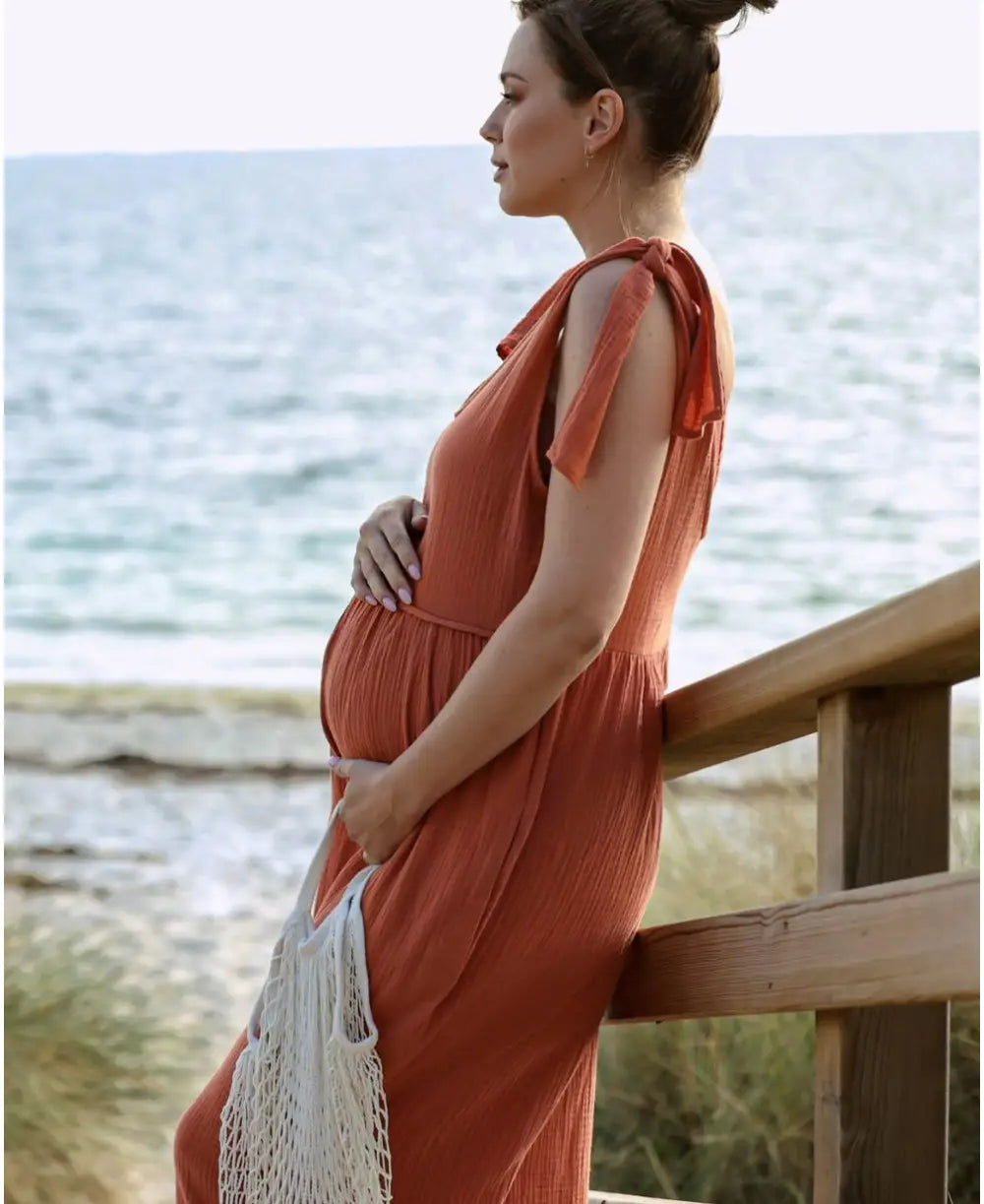 Pregnancy and nursing suit Canyon copper - Maternity