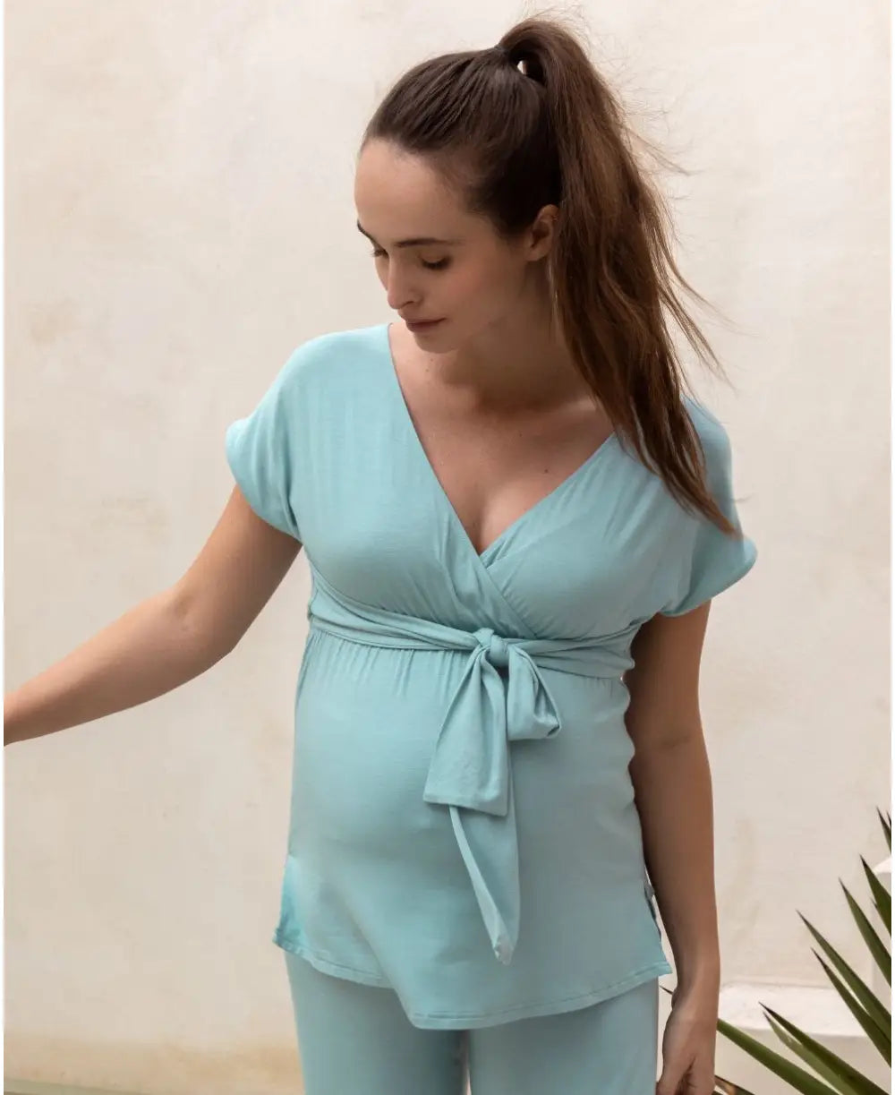 Pregnancy and nursing tunic Origin ocean - Pajamas