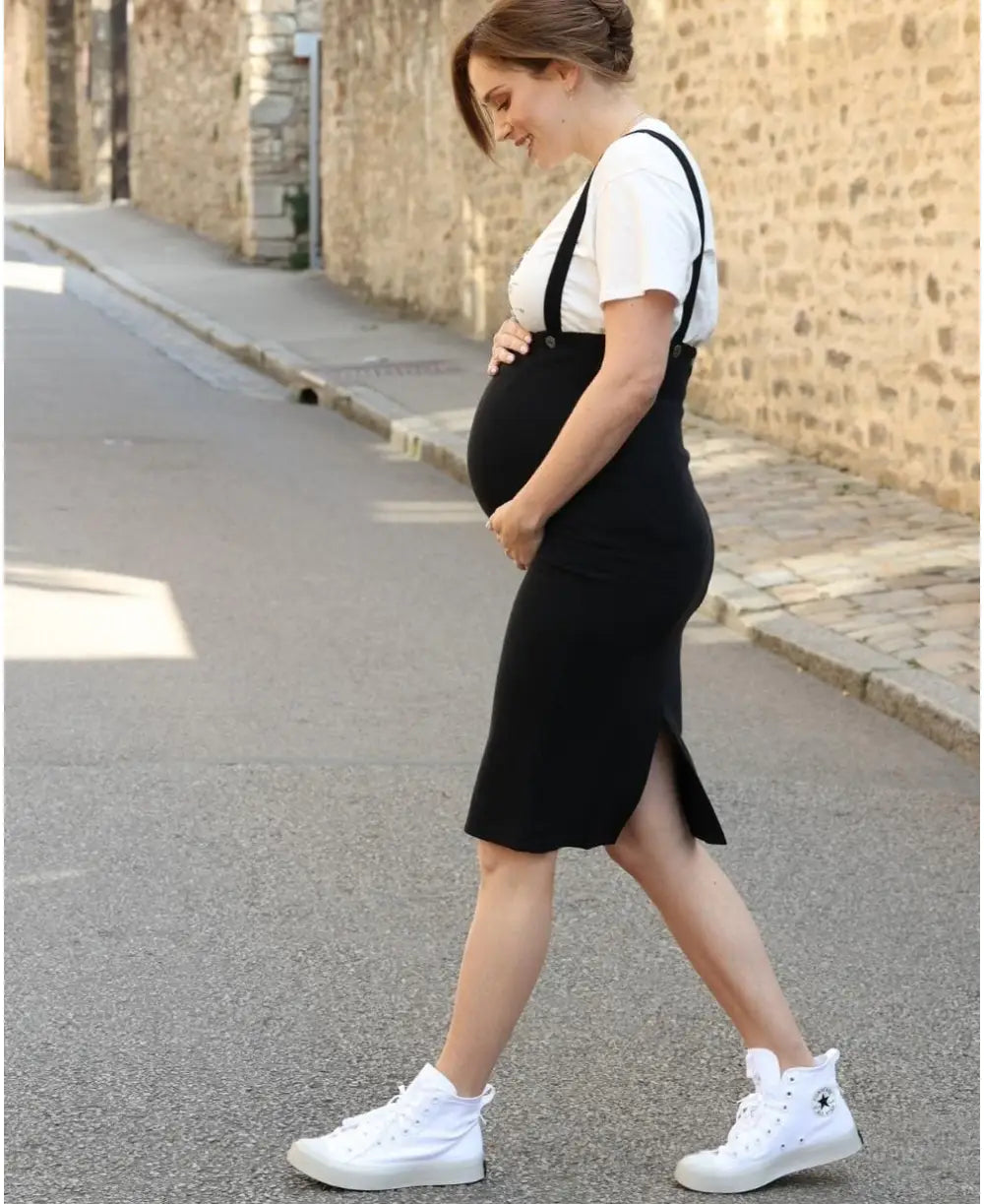 Pregnancy pencil skirt Alicia black Cache Coeur Cache C ur US