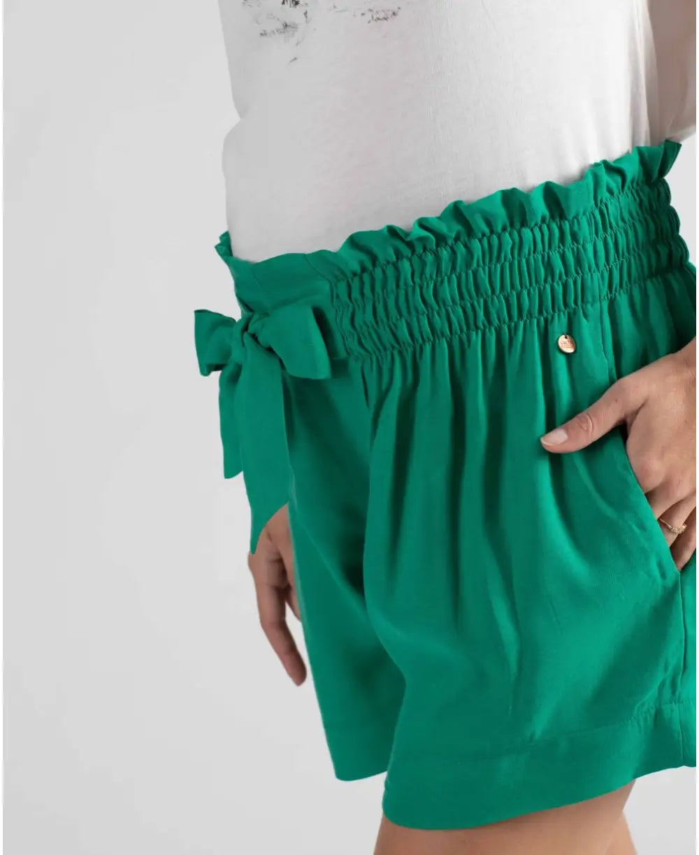 Pregnancy shorts Nubie green