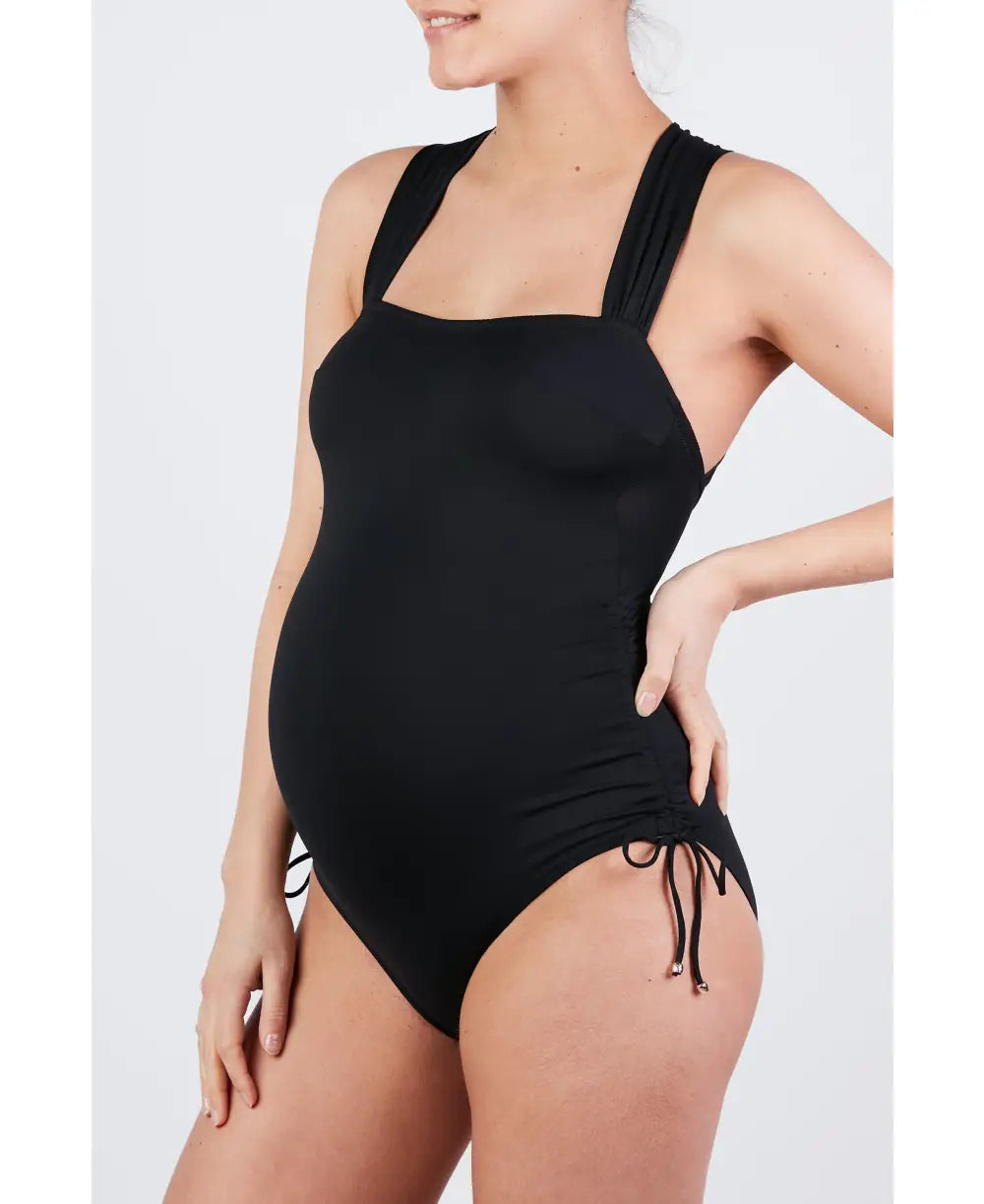 Toscane maternity swimwear black - Swimsuit