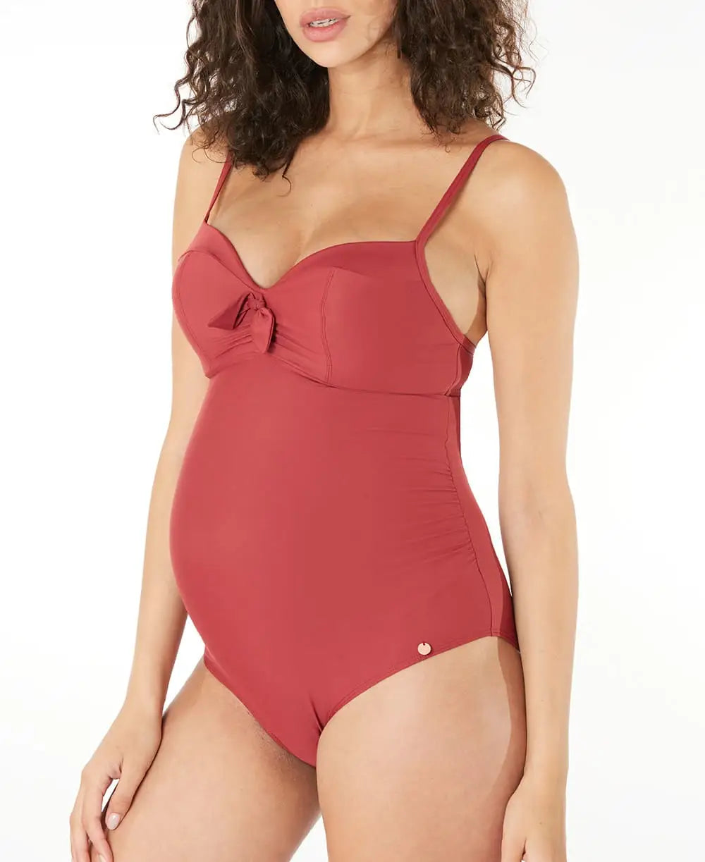 ワンピース CherryPattern Cache-Coeur One-Piece Cherry Pattern Cache-Coeur One-Piece