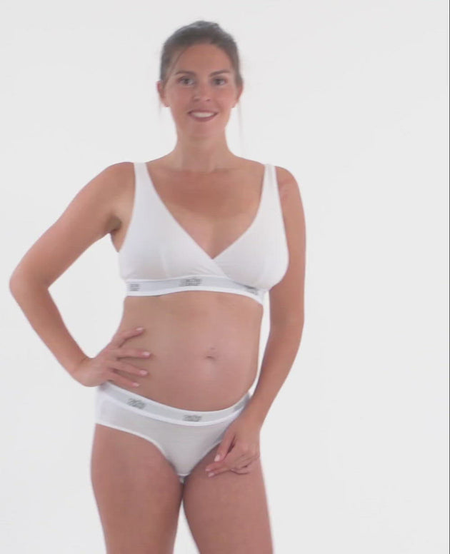 Maternity shorts white