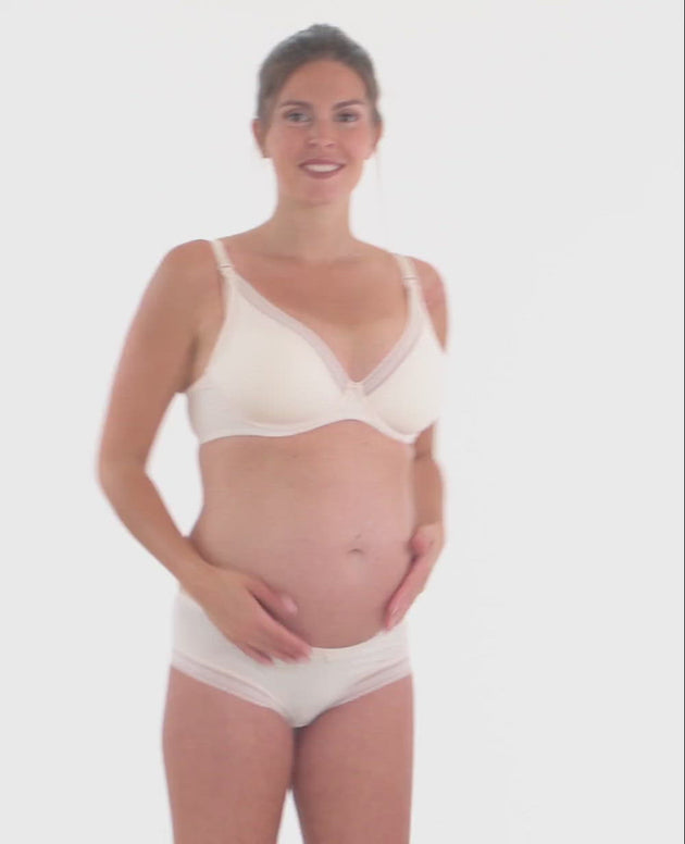 Maternity and nursing bra Milk black - Cache Coeur – Cache Cœur US